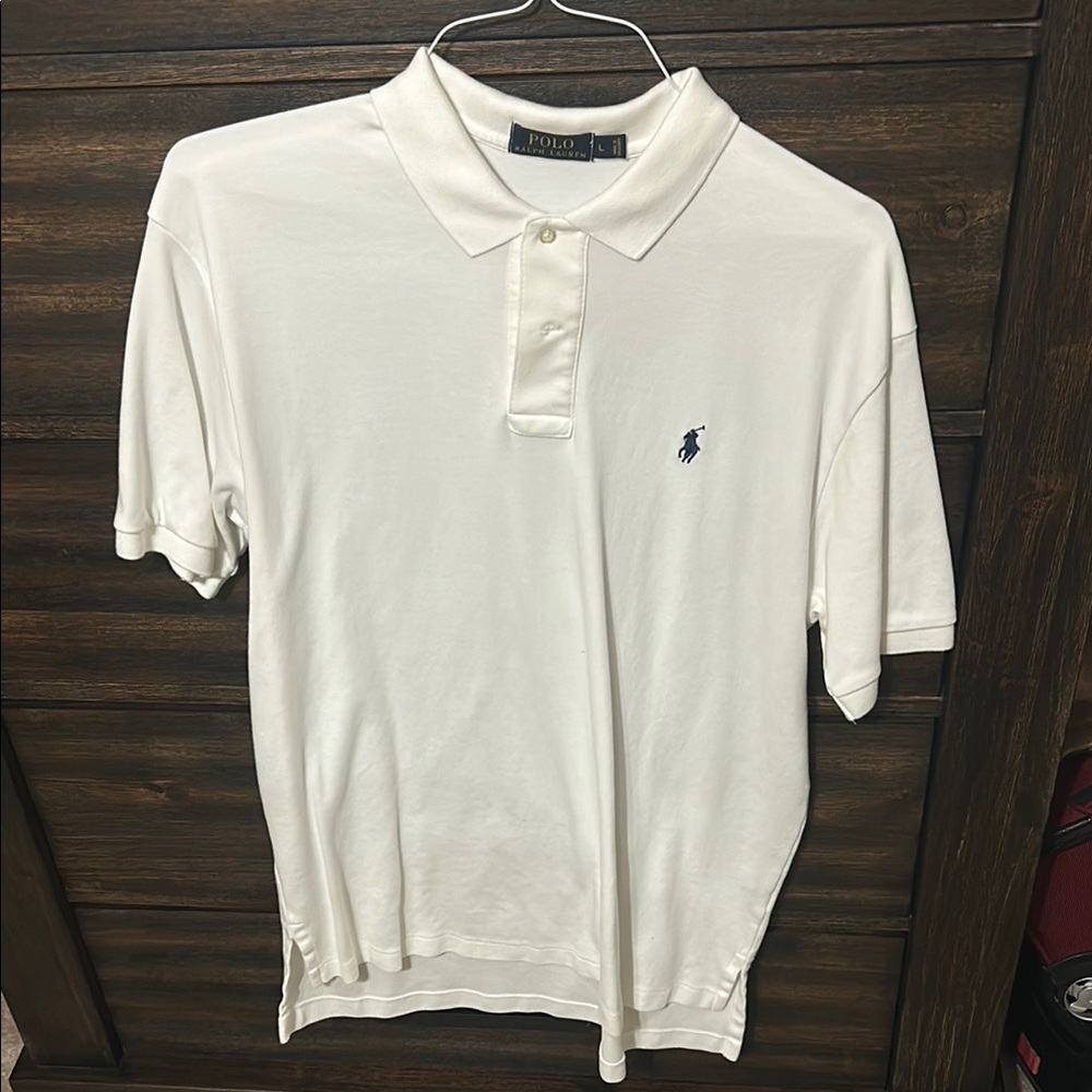 Polo by Ralph Lauren Men's White Polo Shirt